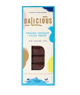 Crunchy cacao van Dalicious, 12 x 90 g